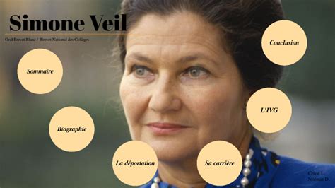 oral brevet Simone Veil .